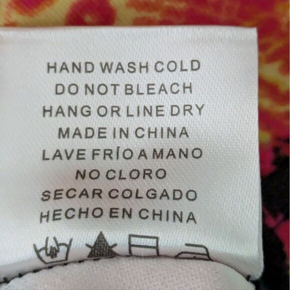 Bold Colored Tribal-Print Criss-Cross Halter Dress Size M (NWOT) - Picture 7 of 7